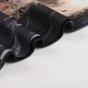 T-shirt décontracté à manches courtes avec imprimé numérique 3D graphique crâne d'horreur solide personnalisé pour hommes 100% coton col en O pour l'été - Product Image 3