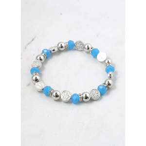 Croce Classica di San Benedetto in Rame Placcato Oro con Perline, Motivo a Croce con Zirconi e Perle per Cristiani, Regalo per Anniversario - Product Image 1