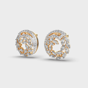 Pendientes de Diamantes de Laboratorio de Plata de Ley 925 de Lujo, Unisex, Corte Redondo, Color D VVS, Elegantes, con Cierre de Rosca - Product Image 2