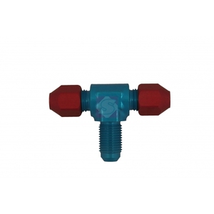 Bulkhead T-Fitting 8mm Dash-4 Generic Fitting - Product Image 1