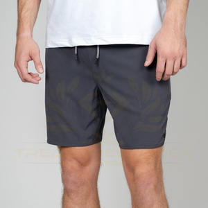 Custom Summer Workout Running Cross-fits Pantalones cortos deportivos para hombre Fitness Athletic Gym Training Pantalones cortos deportivos de poliéster sólido - Product Image 4