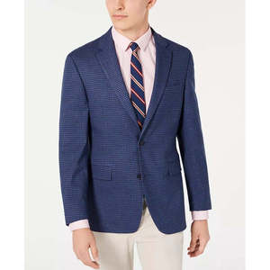 Giacca Sportiva da Uomo Tommy Hilfiger Modern-Fit Thflex Stretch Blu/Rosso a Quadri Taglia 40 - Product Image 1