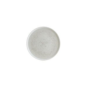 Assiette plate Bonna 22 cm en porcelaine céramique moderne, blanc lunaire, pour servir et présenter des gâteaux - Product Image 1