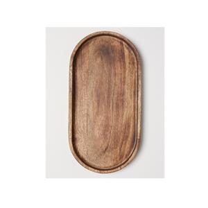 Bandeja cuadrada de madera con asa para servir comida de restaurante, bandeja de madera de tamaño personalizado, bandeja decorativa para servir - Product Image 3