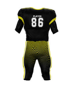 Streetwear à impression par sublimation personnalisé Maillot de football tendance Motif de broderie Maille Crop Uniforme de l'équipe nationale de football américain - Product Image 3