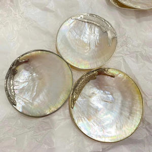 Placa de nácar hecha a mano de lujo, placa de nácar decorativa, placa de nácar Premium, plato de joyería de exportación - Product Image 6