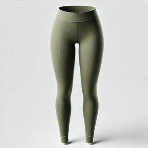 <b>Women's</b> Solid Color Breathable Spandex/Nylon High Waist Sporty Winter <b>Leggings</b>-Anti-Bacterial & Quick Dry Features Made Pakistan - Product Image 6