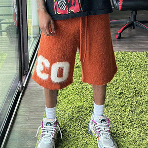 Nouveaux shorts pour hommes en polyester, style streetwear, imprimés par transfert thermique, respirants, écologiques, en maille lâche, personnalisés - Product Image 2