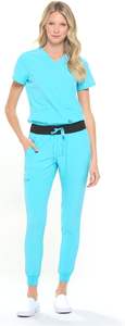 Ensembles d'uniformes médicaux d'hôpital costumes de gommage d'allaitement personnalisés pantalons de survêtement médecins unisexe coton polyester avec veste - Product Image 2