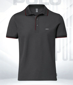 Polo de hombre de corte regular de calidad superior 50% Algodón/50% poliéster 220 GSM logotipo personalizado bordado o estampado de manga corta - Product Image 2