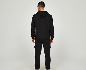 Conjunto Deportivo de Invierno para Hombre, a la Moda, con Capucha, 2 Piezas, para Correr, con Bolsillo, de Ako - Product Image 2