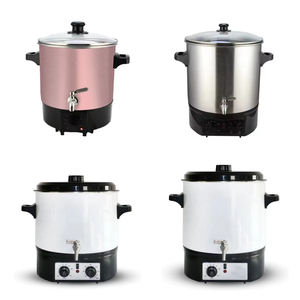 Fondeur de cire émaillé 16L certifié CE/RoHS pour la fabrication de bougies en cire de soja et de paraffine, usage professionnel et domestique - Product Image 5