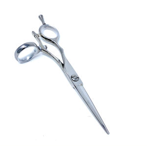 Tijeras giratorias para salón de belleza, mango giratorio de acero inoxidable, hoja afilada, corte de pelo, Pulgar giratorio, Logo personalizado - Product Image 3