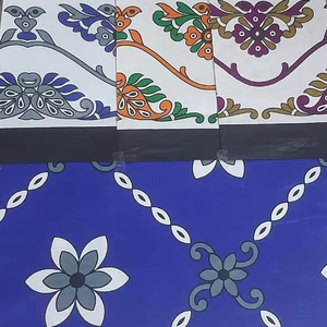 Tela tradicional con estampado de cera Khanga 45 Textiles de estilo africano para vestidos y camisas - Product Image 3