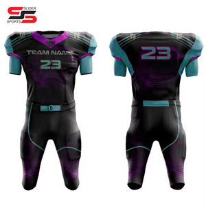 Vêtements de sport personnalisés par sublimation vente en gros d'uniformes de football américain pour adultes - Product Image 2