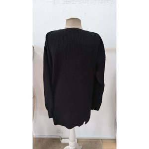 ชุดเดรสผ้าถักแขนยาวคอกลมสั้นสำหรับผู้หญิง 30705 - Product Image 6