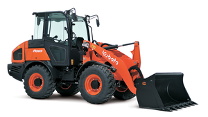 รถตักล้อยางแบบมีข้อต่อ Kubota R070 ขนาดกะทัดรัด กำลังยก 2800 กก. เครื่องยนต์ดีเซล 47.3 กิโลวัตต์ รถแทรกเตอร์ 4900 กก. รับประกันปั๊ม 2 ปี - Product Image 2
