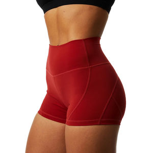 Pantalones cortos deportivos para correr de secado rápido de verano, pantalones cortos de Yoga sin costuras para mujer - Product Image 6