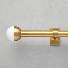 2025 Vintage Styled <b>Metal</b> Curtain Rod Finials Distressed Look for Farmhouse Shabby Chic Curtain <b>Poles</b> Tracks Accessories - Product Image 6