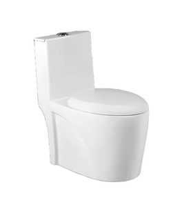 Prix usine Style classique Siphon une pièce en céramique toilette ensemble 2022 Western Commode lavage salle de bain accessoire - Product Image 4