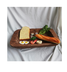 Bol à fruits en bois Décor de ferme avec différentes formes faisant du bois Bol à fruits en pâte d'Inde - Product Image 5