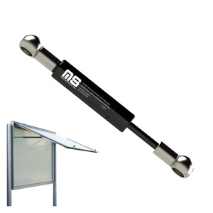 Cylindre d'amortisseur à gaz en acier certifié ISO LS08BA-220-525-F1 Type d'ascenseur de 525 mm Course de 220 mm Type de poussée industrielle Ressort industriel - Product Image 1
