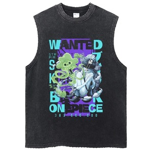 เสื้อกล้าม2025วินเทจฟอกสีฮิปฮอปย้อนยุคเสื้อกั๊กผู้ชายพิมพ์ลายกราฟิกที่กำหนดเองเสื้อยืดแขนกุดระบายอากาศไซส์ใหญ่พิเศษ - Product Image 6