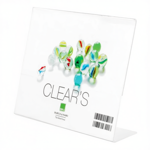 Cadre photo horizontal transparent PCLEAR01OZ04 en plastique 13x18cm pour Bubola & Naibo, clair et élégant - Product Image 2