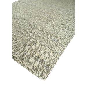 พรมลายเรขาคณิต Abrash ADWV-13047 ทำจากขนสัตว์และใยวิสโคส สีเขียว สำหรับใช้ในบ้าน - Product Image 2