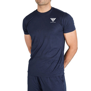 Camiseta Deportiva de Alta Calidad 100% Poliéster para Hombre, para Gimnasio, Correr al Aire Libre, Transpirable, Cómoda, Ajustada - Product Image 1