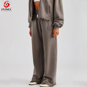 Vente chaude Ensemble de survêtement d'hiver pour femmes de haute qualité en polyester/coton polaire Matériel décontracté Logo et design personnalisés Service OEM - Product Image 5