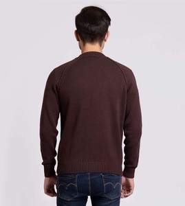 Jersey informal de nueva moda para hombre, suéter de manga larga de algodón transpirable, diseño de invierno, cuello largo y cómodo suéter en blanco - Product Image 4