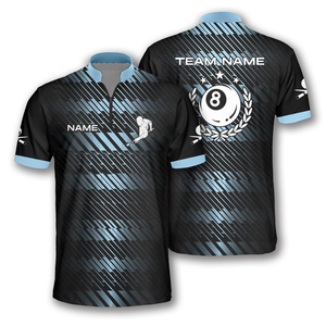 Maillot de billard professionnel avec fermeture éclair et logo - Product Image 1