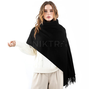 Long Warm Knit Neck Wrap <b>Scarf</b> Lightweight Eco-Friendly Stretch Fabric Smooth Texture Comfortable Coverage Outdoor Winter - Product Image 4