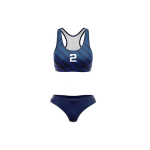 Ropa de voleibol de secado rápido personalizada para mujeres y niñas, sujetadores deportivos de voleibol de playa, conjuntos de sublimación - Product Image 3