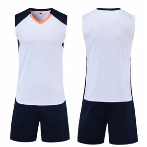 Expédition rapide, ensemble d'uniformes de volley-ball personnalisés imprimés, nouvelle arrivée, service OEM, jeu d'équipe avec logo, 100% polyester - Product Image 4