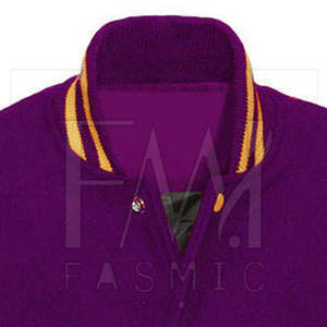 2025 chaqueta en blanco al por mayor con poliéster/tela de algodón hombres Letterman Varsity chaquetas para personalizar su propio logotipo de marca - Product Image 4