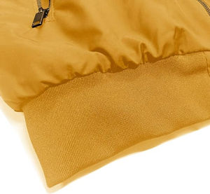 Chaqueta de bombardero de lana para hombre, novedad de 2025, logotipo personalizado, apliques de cuello levantado, impermeable, ecológica, primavera invierno, venta al por mayor - Product Image 6