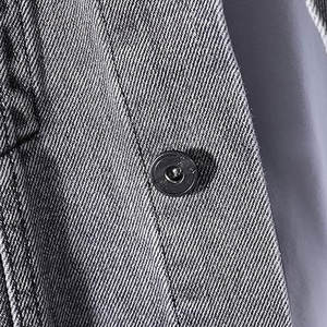 Nueva chaqueta vaquera de moda para hombre, ropa informal de algodón 100%, chaqueta vaquera de estilo único para hombre, venta en línea - Product Image 4