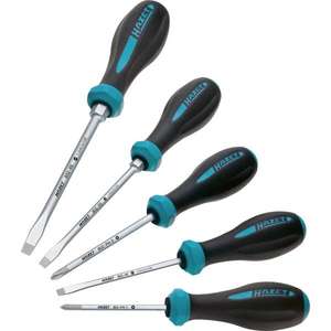 Hazet HEXAnamic 5-Piece <b>Screwdriver</b> <b>Set</b> with 3-Component Handle - Product Image 1