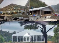Casa Burbuja Transparente en Forma de Estrella para Uso en Hoteles y Entretenimiento al Aire Libre, Material de Polipropileno, Instalación Rápida, Garantía de 3 Años