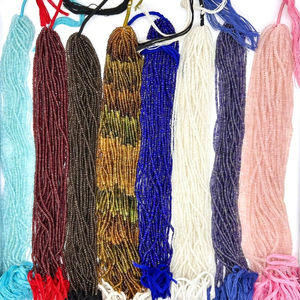 3-5mm Lapis Lazuli facettes Rondelle perles pierre précieuse bleue naturelle en vrac - Product Image 2