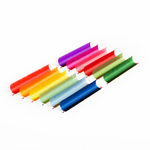 Charmdlash ขนตาปลอมสีติดทนนานขนตาปลอมสีสันสดใสแบบ0.05โลโก้ตามสั่ง - Product Image 6
