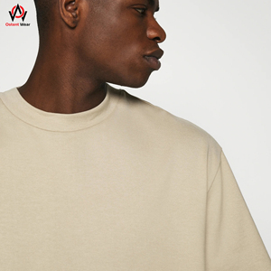 2025 nouveau Design personnalisé hommes 100% coton lourd à manches courtes T-Shirt imprimé Fitness course surdimensionné léger T-Shirt hommes - Product Image 5