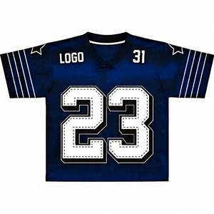 Maillot de football américain personnalisé OEM nouveau design maillot de football américain personnalisé de haute qualité impression par sublimation entraînement maillot de football américain - Product Image 4