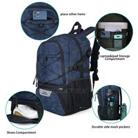 Sac de basket-ball personnalisé avec compartiment pour balles et rangement pour chaussures pour l'entraînement sportif Sac à dos de basket-ball étanche