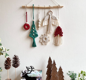 Guirnalda de Macramé de Alta Calidad con Diseño Nuevo para Decoración de Árboles de Navidad, Hecha en Vietnam - Product Image 3