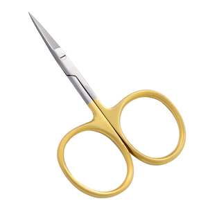 กรรไกรตัดเหล็กครึ่ง3.5สีทองสำหรับมืออาชีพทำจากสเตนเลสสตีลพร้อมใบมีดคมสำหรับตกปลาบิน - Product Image 5