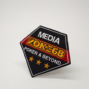 Écussons de broderie de support adhésif invisibles insignes tissés étiquettes temporaires amovibles étiquette de vêtements durables lavables pour t-shirt en jersey - Product Image 5