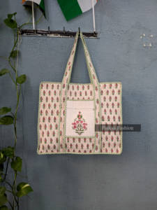 Sac fourre-tout en tissu uni fait à la main avec fermeture à glissière, sac de shopping, de voyage, d'automne, d'hiver, cadeau personnalisé pour elle - Product Image 3